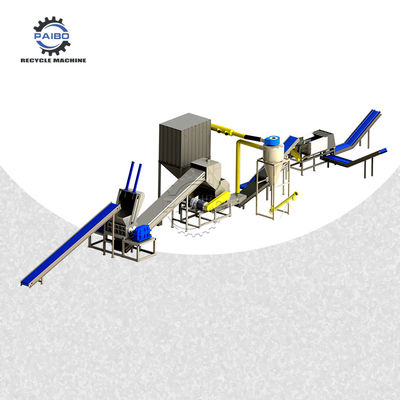 Installation de démantèlement des déchets frigorifiques de 600 kg/h pour le recyclage des appareils ménagers écologiques